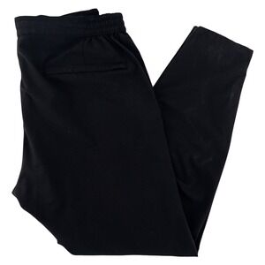 Thousand Miles Mens L All Day Pants Black Zippered Ankle Stretch Travel Commuter